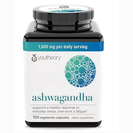 Youtheory, Ashwagandha Ksm-66, 150 Vegetarian Capsules