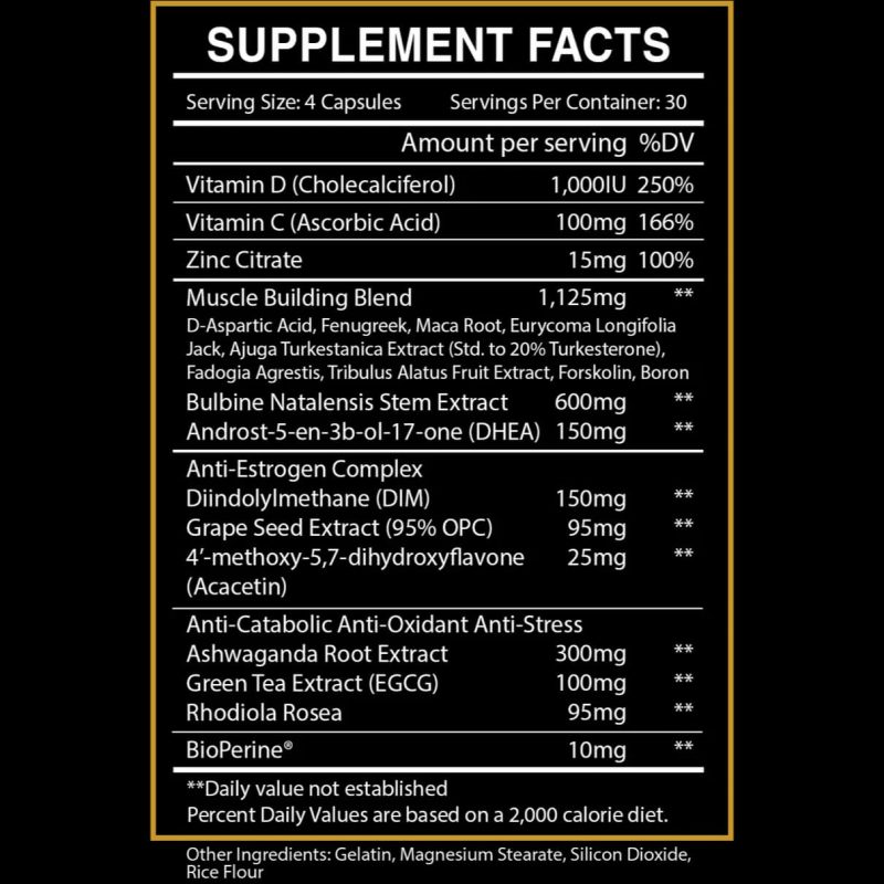 Centurion Labz - UPRISING: Natural Testosterone Support / 120 Capsules - Image 3