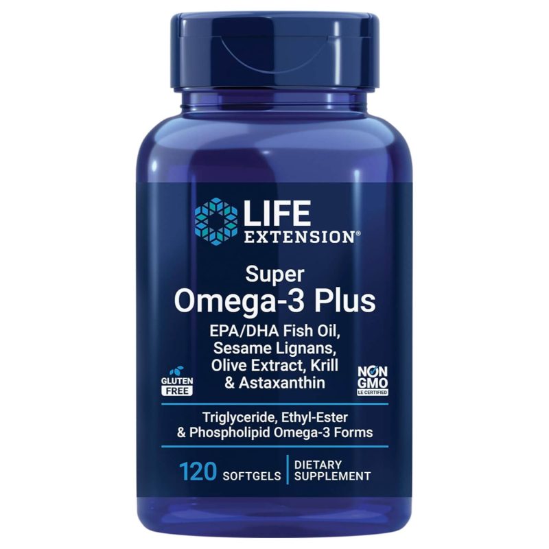 Life Extension Super Omega-3 Supplement for Heart, Brain & Joint Support