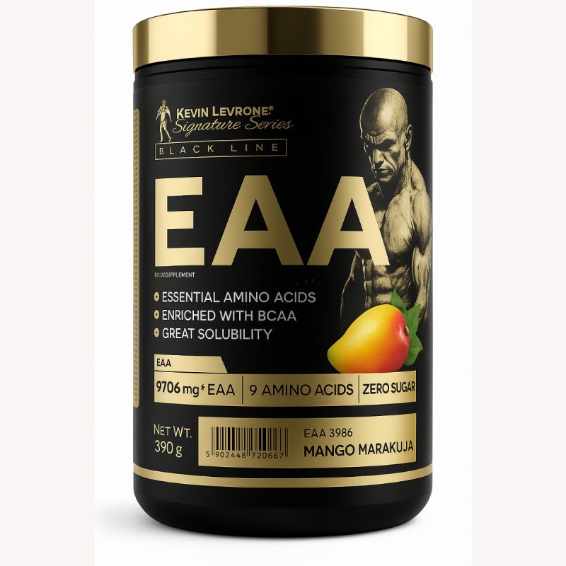 Kevin Levrone Black Line EAA – 390 g Powder (60 Servings) - Mango-maracuja