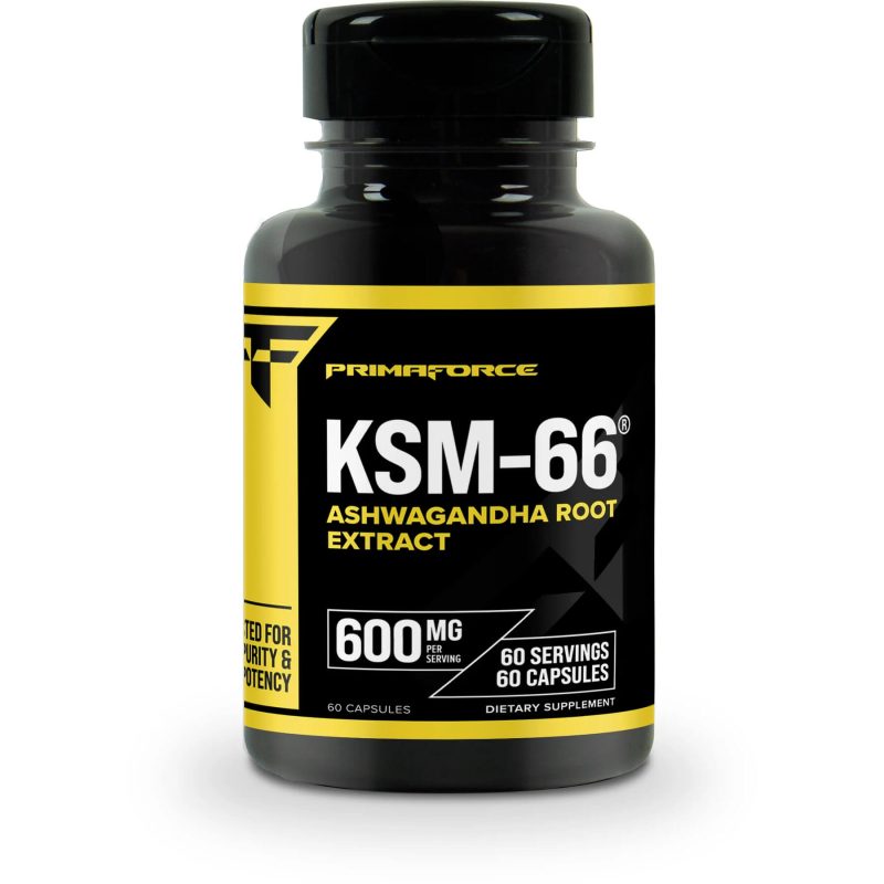 PrimaForce KSM‑66® Ashwagandha – 60 Caps (60 Servings)