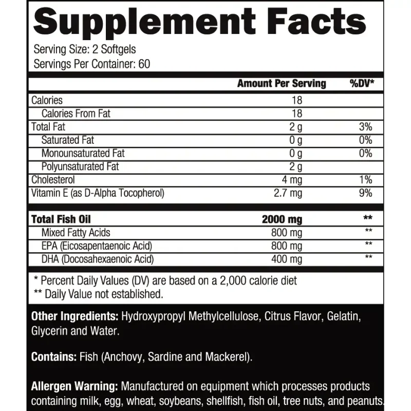Controlled Labs - Orange OxiMega Fish Oil – 120 Softgels - Image 3