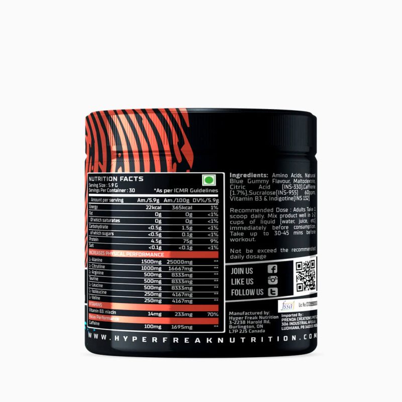 Hyper Freak Nutrition Iron Shot – Pre‑Workout / Blue Raspberry - Image 2