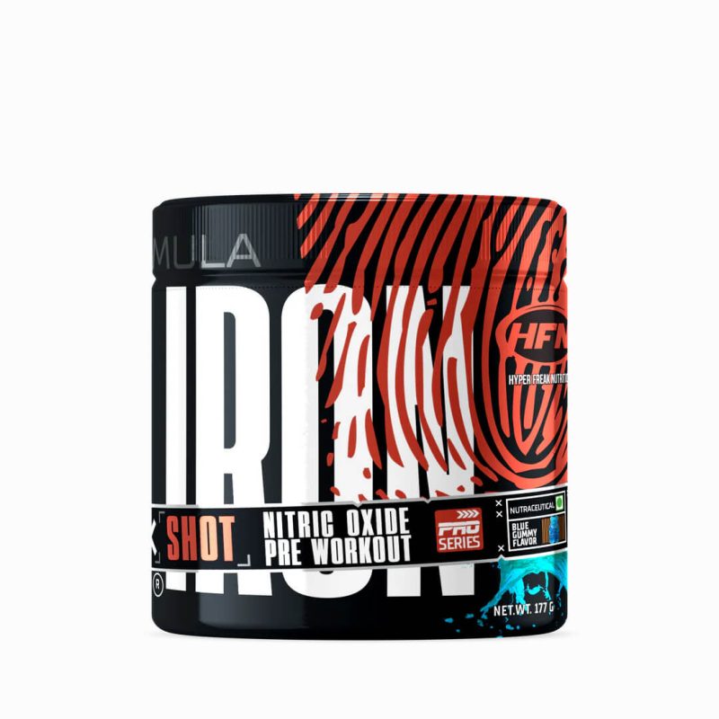 Hyper Freak Nutrition Iron Shot – Pre‑Workout / Blue Raspberry