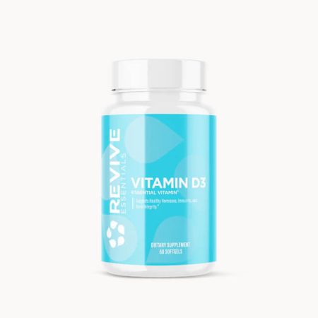 Revive Supplements Vitamin D3 – 5,000 IU (60 Softgels)