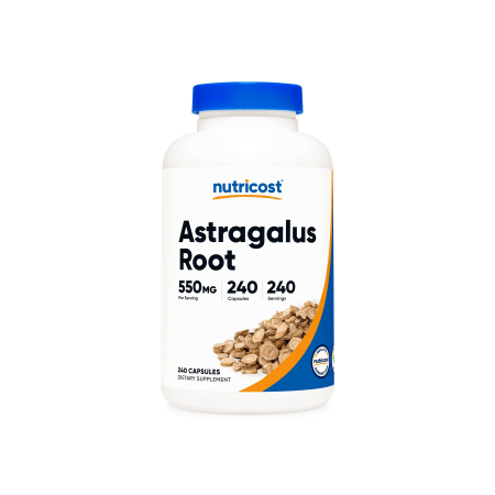 Nutricost Astragalus – 550 mg (240 Veg Capsules)