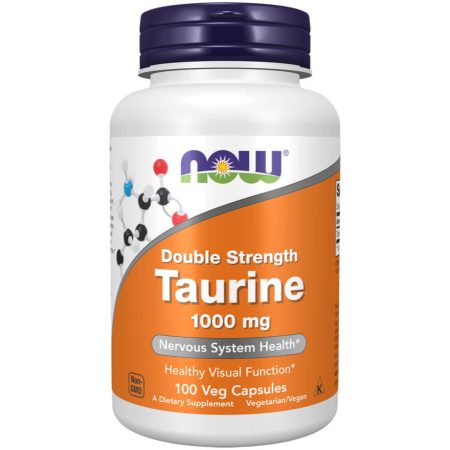Now Foods - Taurine, Double Strength 1000 mg, 100 Veg Capsules