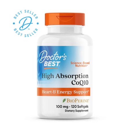 Doctor’s Best High Absorption CoQ10 – 100 mg (120 Softgels)