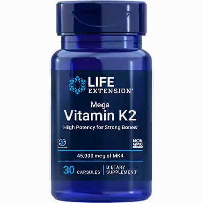 Life Extension - Mega Vitamin K2 – 45000 mg, 30 Capsules