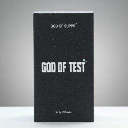 GOD OF TEST – World’s Strongest Testosterone Booster Supplement | 120 Capsules