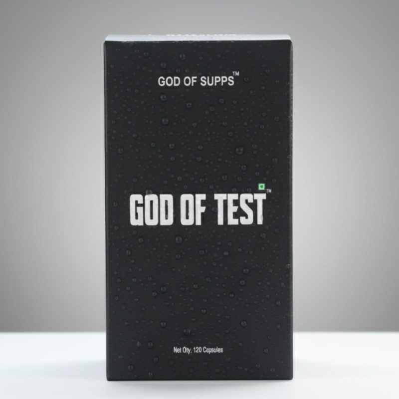 GOD OF TEST – World’s Strongest Testosterone Booster Supplement | 120 Capsules