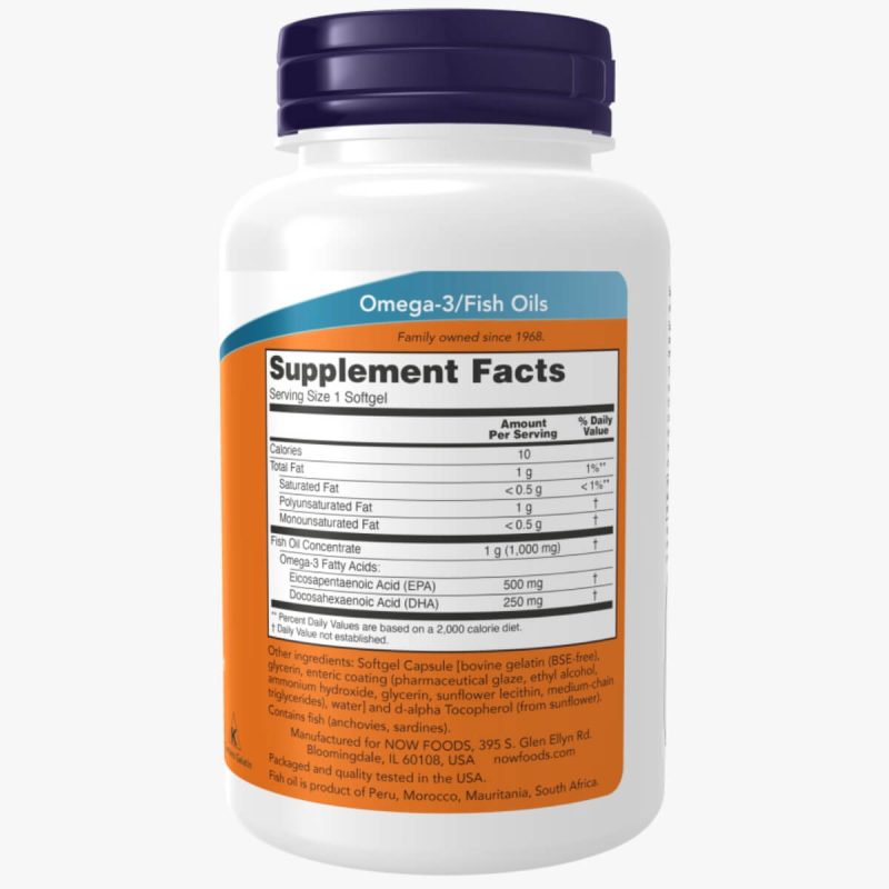 NOW Foods Ultra Omega‑3 Fish Oil – 90 Softgels - Image 2