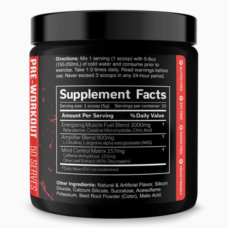 The Curse! Pre-Workout - Fruit punch 50 Servings - Image 2