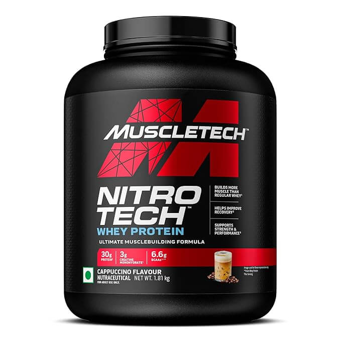 MuscleTech Nitro-Tech Whey Protein, 1.81Kg (4lbs)
