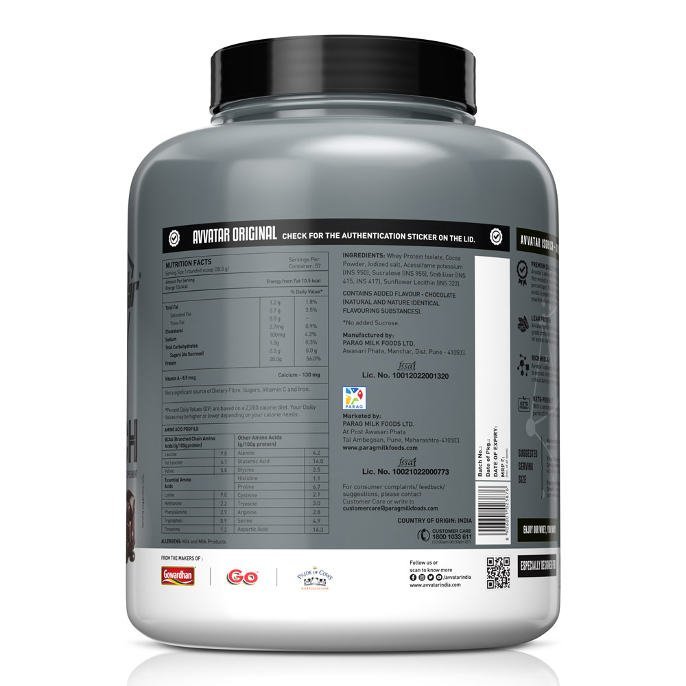 Avvatar Isorich Protein | 2 Kg - Image 2