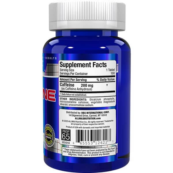 ALLMAX - Caffeine Tablets | 100 Tabs - Image 2