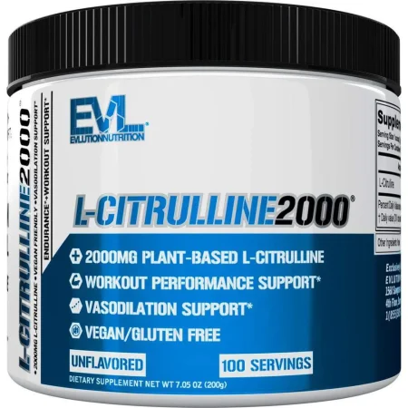 EVL Nutrition L-Citrulline Powder | 100 Servings
