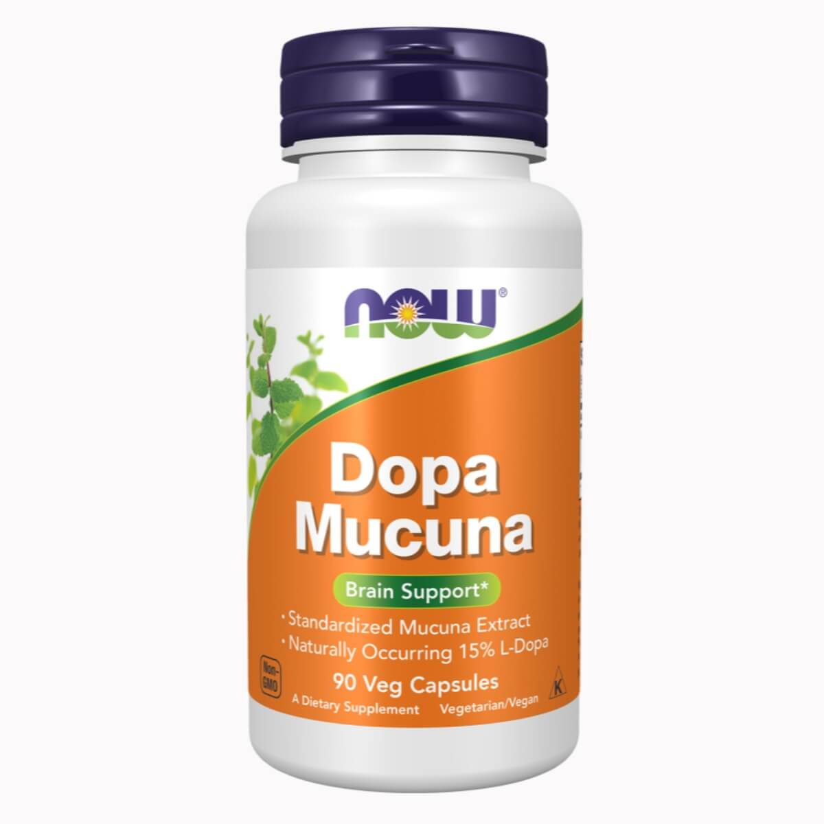 NOW Foods Dopa Mucuna Veg Capsules – 90 Veg Caps